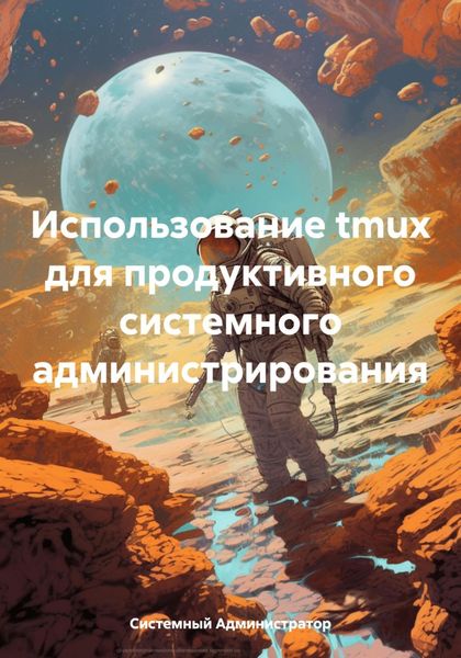 Обложка книги  «Использование tmux для продуктивного системного администрирования»