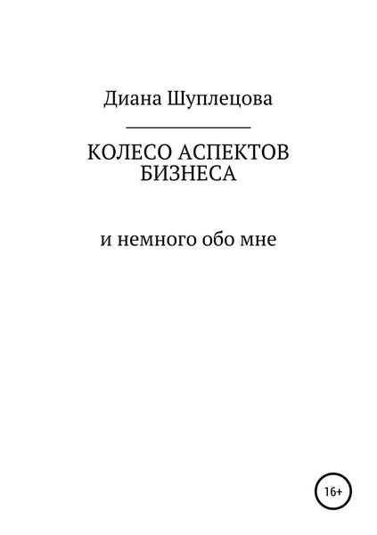 Обложка книги «Колесо аспектов бизнеса и немного обо мне»