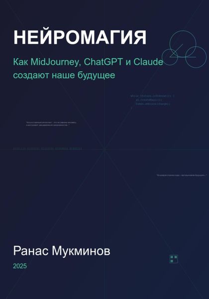 Обложка книги  «Нейромагия. Как MidJourney, ChatGPT и Claude создают наше будущее»
