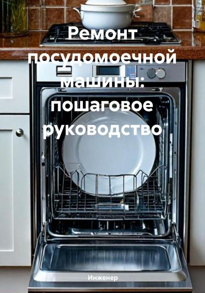 Обложка книги  «Ремонт посудомоечной машины: пошаговое руководство»