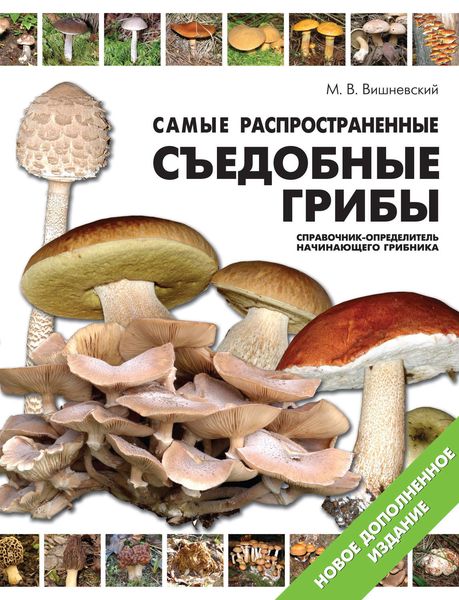 Обложка книги  «Самые распространенные съедобные грибы. Справочник-определитель начинающего грибника»