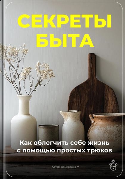 Обложка книги  «Секреты быта: Как облегчить себе жизнь с помощью простых трюков»