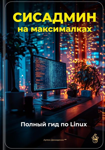 Обложка книги «Сисадмин на максималках: Полный гид по Linux»