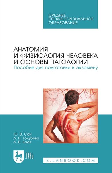 Обложка книги  «Анатомия и физиология человека и основы патологии. Пособие для подготовки к экзамену. Учебное пособие для СПО»