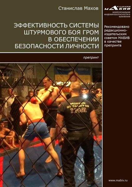 Обложка книги  «Эффективность системы штурмового боя ГРОМ в обеспечении безопасности личности»