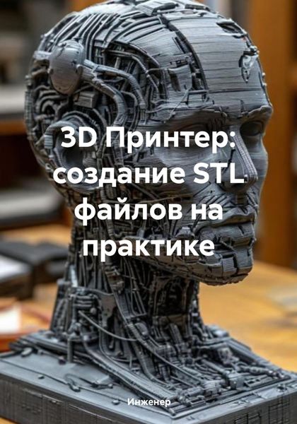 Обложка книги  «3D Принтер: создание STL файлов на практике»