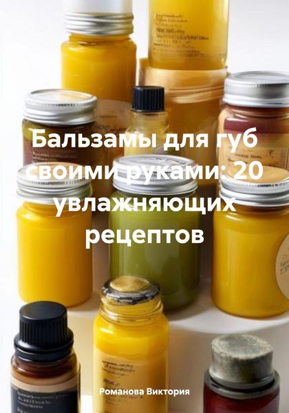 Обложка книги  «Бальзамы для губ своими руками: 20 увлажняющих рецептов»
