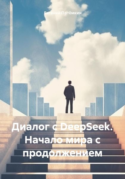 Обложка книги «Диалог с DeepSeek. Начало мира с продолжением»