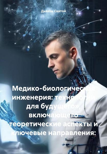 Обложка книги  «Медико-биологическая инженерия: технологии для будущего», включающего теоретические аспекты и ключевые направления:»
