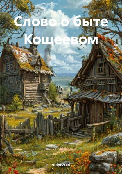 Обложка книги  «Слово о быте Кощеевом»