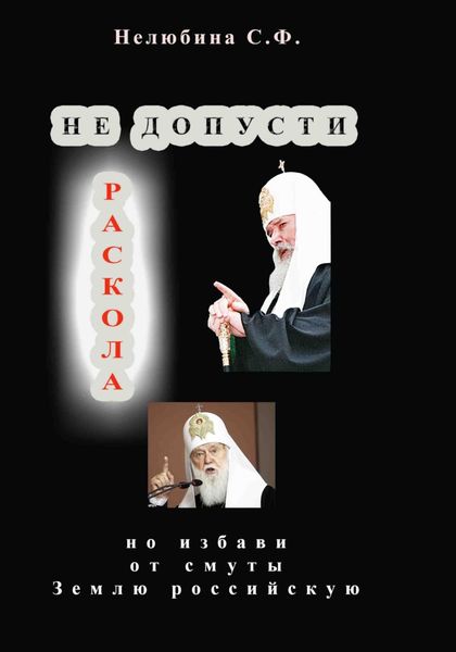 Обложка книги «Не допусти раскола, но избави от смуты Землю российскую»
