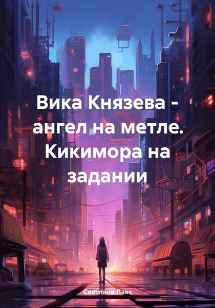 Обложка книги  «Вика Князева – ангел на метле. Кикимора на задании»