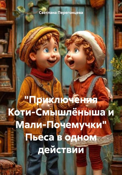 Обложка книги ««Приключения Коти-Смышлёныша и Мали-Почемучки» Пьеса в одном действии»