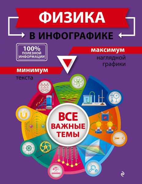 Обложка книги «Физика в инфографике»