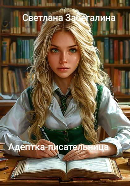 Обложка книги  «Адептка-писательница»