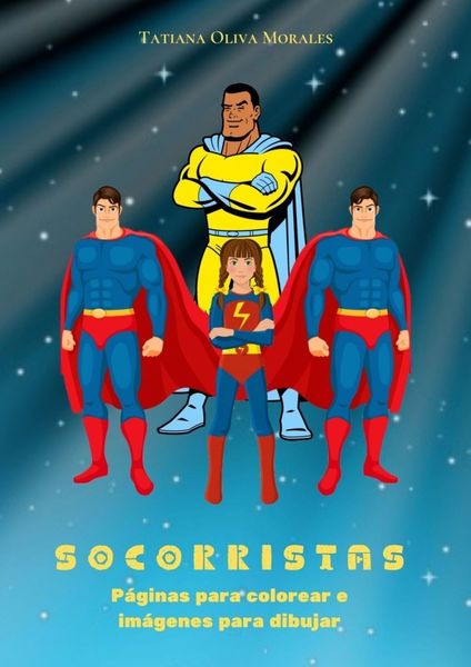 Обложка книги «Socorristas. Páginas para colorear e imágenes para dibujar»