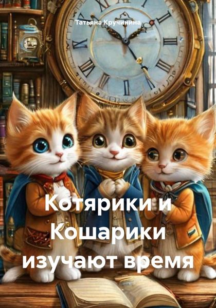 Обложка книги  «Котярики и Кошарики изучают время»