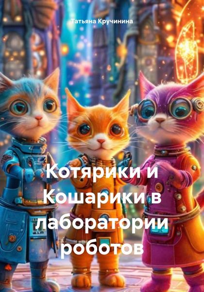 Обложка книги  «Котярики и Кошарики в лаборатории роботов»
