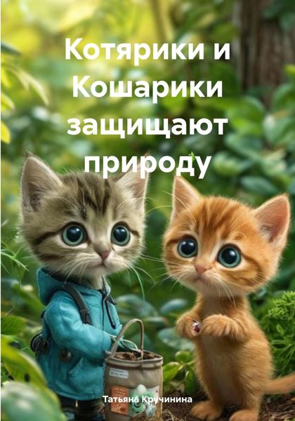 Обложка книги  «Котярики и Кошарики защищают природу»