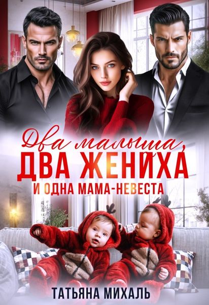 Обложка книги «Два малыша, два жениха и одна мама-невеста»