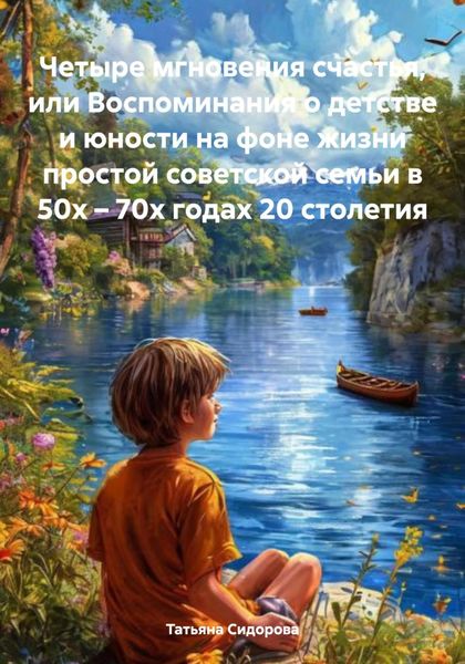 Обложка книги «Четыре мгновения счастья, или Воспоминания о детстве и юности на фоне жизни простой советской семьи в 50х – 70х годах 20 столетия»