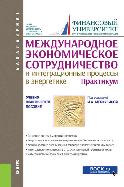 Обложка книги  «Международное экономическое сотрудничество и интеграционные процессы в энергетике. Практикум. (Бакалавриат). Учебно-практическое пособие.»
