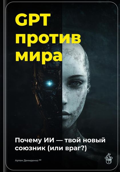 Обложка книги  «GPT против мира: Почему ИИ – твой новый союзник (или враг?)»