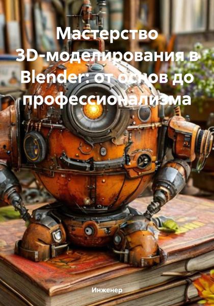 Обложка книги  «Мастерство 3D-моделирования в Blender: от основ до профессионализма»