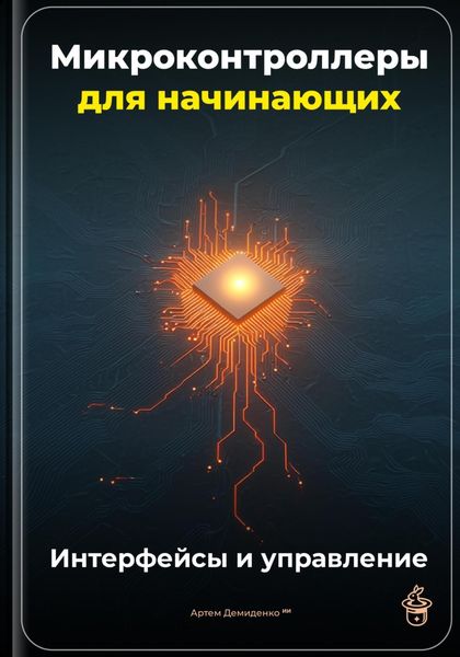 Обложка книги  «Микроконтроллеры для начинающих: Интерфейсы и управление»