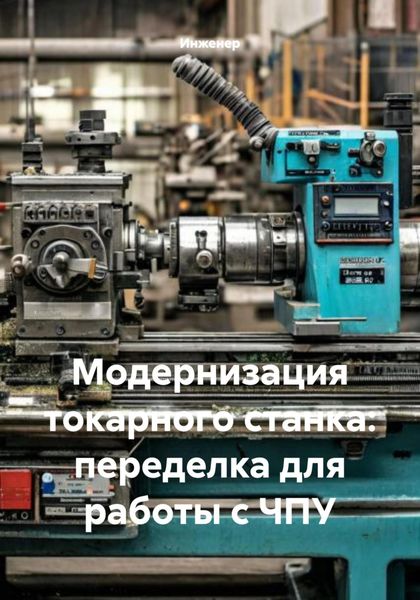 Обложка книги  «Модернизация токарного станка: переделка для работы с ЧПУ»