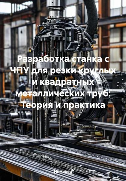 Обложка книги  «Разработка станка с ЧПУ для резки круглых и квадратных металлических труб: Теория и практика»