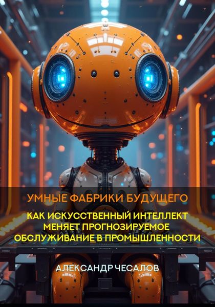 Обложка книги  «Умные фабрики будущего. Как искусственный интеллект меняет прогнозируемое обслуживание в промышленности»