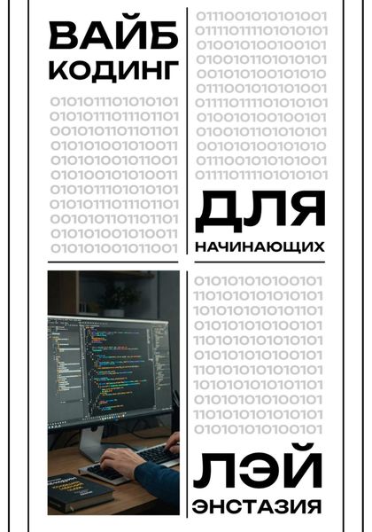 Обложка книги  «Вайб-кодинг для начинающих»