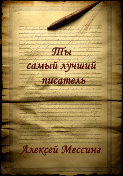 Обложка книги  «Ты самый лучший писатель»