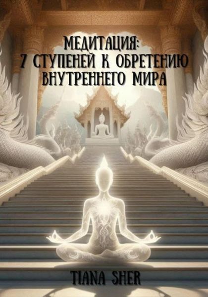 Обложка книги  «Медитация: 7 ступеней к обретению внутреннего мира»
