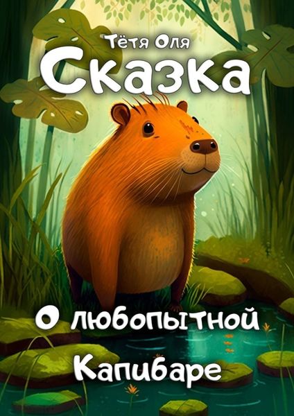 Обложка книги  «Сказка о любопытной капибаре»