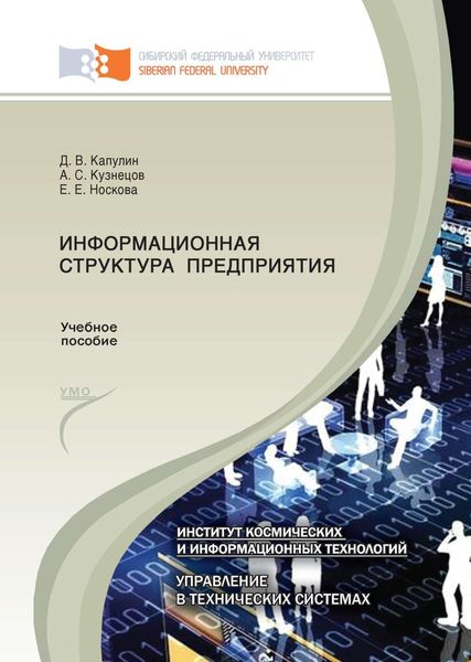 Обложка книги  «Информационная структура предприятия»