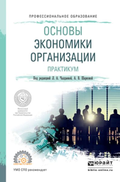 Обложка книги  «Основы экономики организации. Практикум. Учебное пособие для СПО»