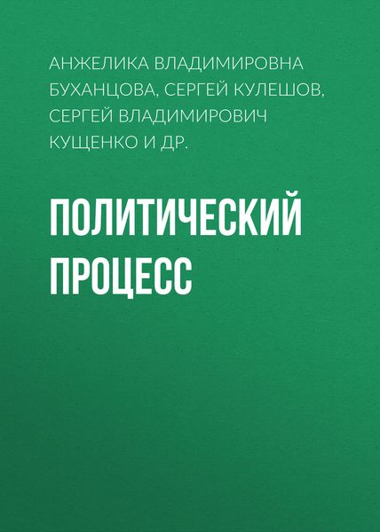 Обложка книги  «Политический процесс»