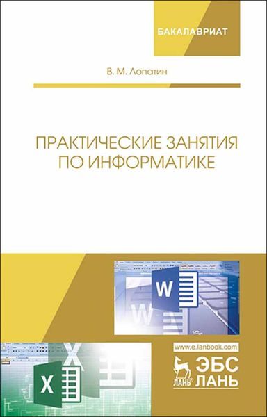 Обложка книги  «Практические занятия по информатике»