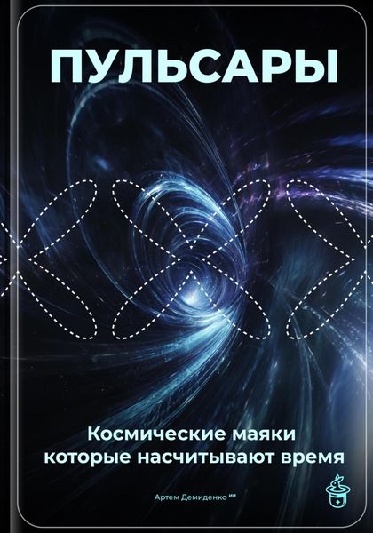 Обложка книги  «Пульсары: Космические маяки, которые насчитывают время»