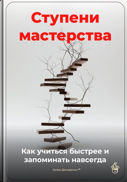 Обложка книги  «Ступени мастерства: Как учиться быстрее и запоминать навсегда»