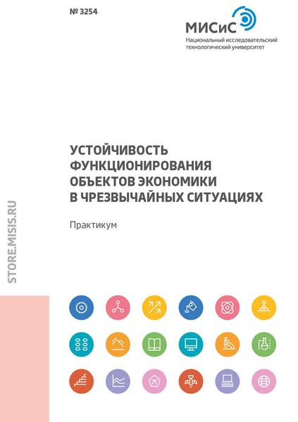 Обложка книги  «Устойчивость функционирования объектов экономики в чрезвычайных ситуациях»