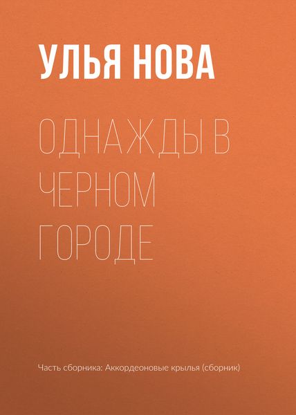 Обложка книги  «Однажды в Черном городе»