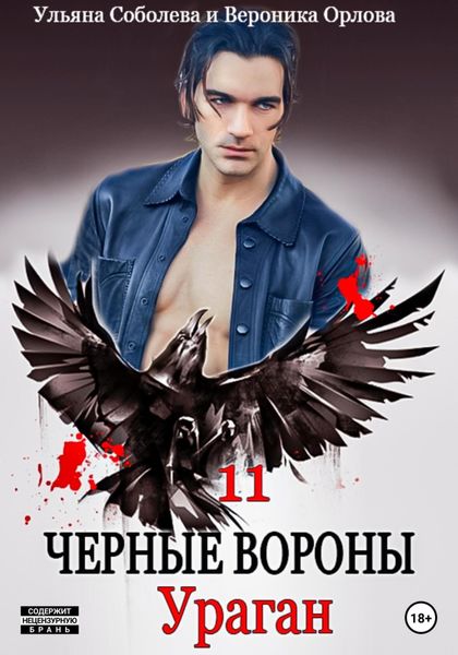 Обложка книги  «Черные вороны 11. Ураган»