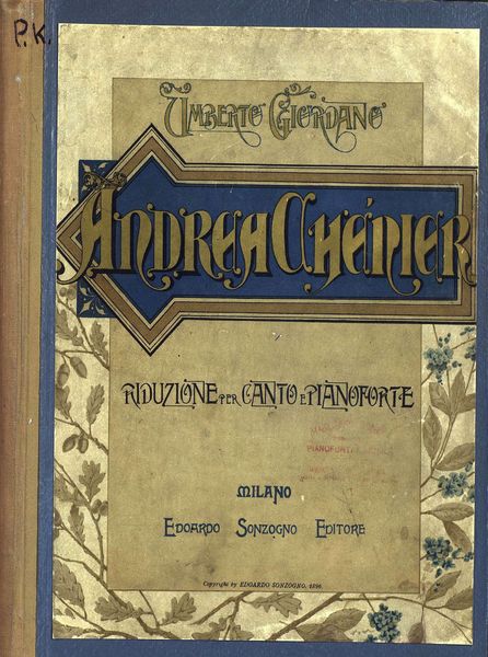 Обложка книги  «Andrea Chenier»