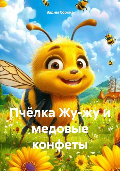 Обложка книги «Пчёлка Жу-жу и медовые конфеты»