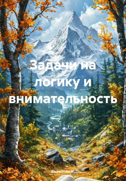 Обложка книги  «Задачи на логику и внимательность»