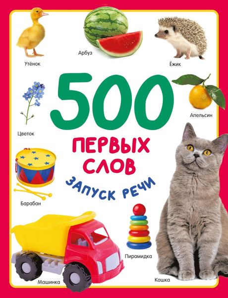 Обложка книги  «500 первых слов»