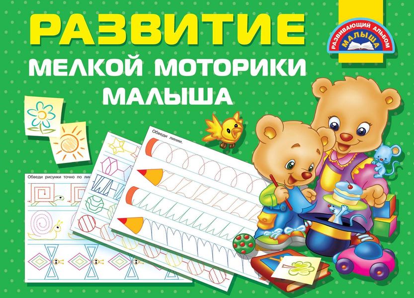 Обложка книги  «Развитие мелкой моторики малыша»